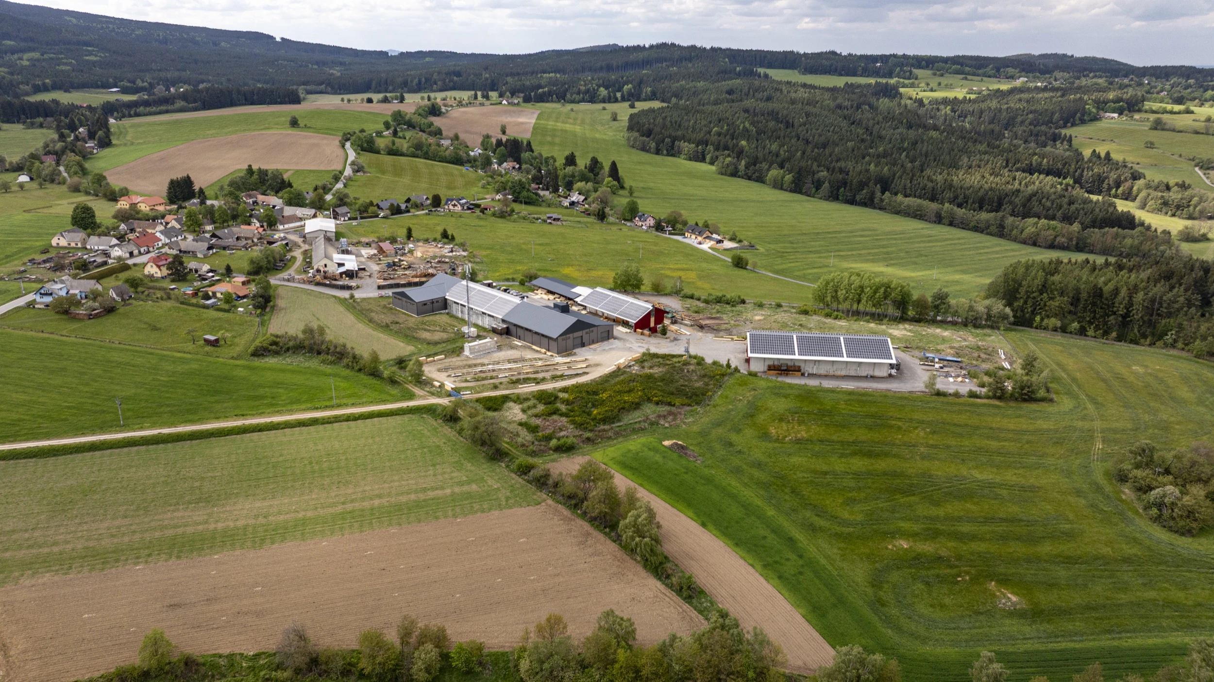 Výrobní areál K3 Construction – celkový pohled